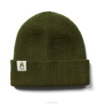 azeitona militar gorro de malha mulheres Hush Puppies gorro ZZ6R251 - Image 2