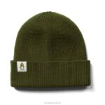 azeitona militar gorro de malha mulheres Hush Puppies gorro ZZ6R251