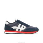 camurça azul marinho/branco tênis seventy8 homens Hush Puppies tênis ZZ6R330