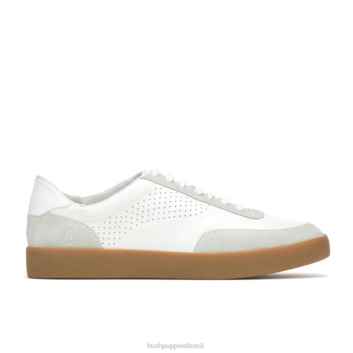 camurça cinza branca tênis Charlie Court homens Hush Puppies tênis ZZ6R329 - Image 1