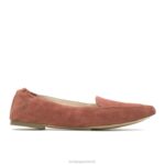 camurça enferrujada ponta avelã plana mulheres Hush Puppies sapatos rasos ZZ6R68