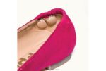 camurça leopardo da neve ponta avelã plana mulheres Hush Puppies sapatos rasos ZZ6R69 - Image 9