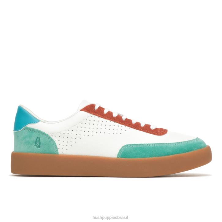 camurça multi retrô tênis Charlie Court mulheres Hush Puppies tênis ZZ6R114 - Image 1