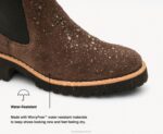 camurça preta ousada bota amelia chelsea mulheres Hush Puppies bota ZZ6R159 - Image 9