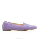 camurça roxa taffy ponta avelã plana mulheres Hush Puppies sapatos rasos ZZ6R51