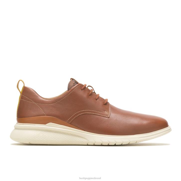 couro conhaque avanço com cordões oxford homens Hush Puppies Oxford ZZ6R288 - Image 2