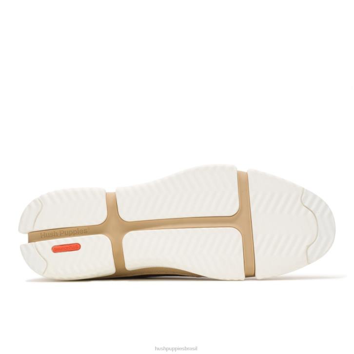 couro conhaque bennet bico liso oxford homens Hush Puppies Oxford ZZ6R283 - Image 6