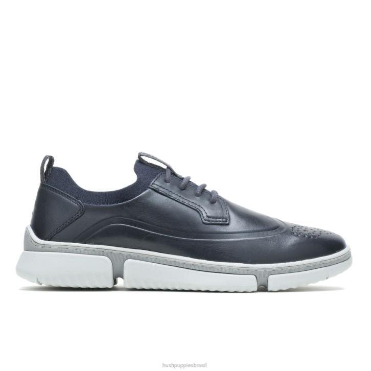 couro marinho Bennet ponta de asa oxford homens Hush Puppies Oxford ZZ6R298 - Image 2
