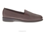 couro marrom escuro paraíso mulheres Hush Puppies sapatos casuais ZZ6R227