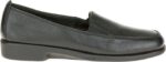 couro preto paraíso mulheres Hush Puppies sapatos casuais ZZ6R226