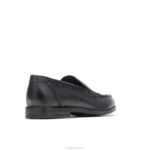 couro preto wren mocassim ajuste perfeito mulheres Hush Puppies mocassim ZZ6R72 - Image 4