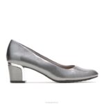 estanho escuro escotilha patente/salto de prata reitora mulheres Hush Puppies estilo suave ZZ6R212 - Image 2