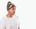 impressão de camuflagem gorro de malha mulheres Hush Puppies gorro ZZ6R254 - Image 3