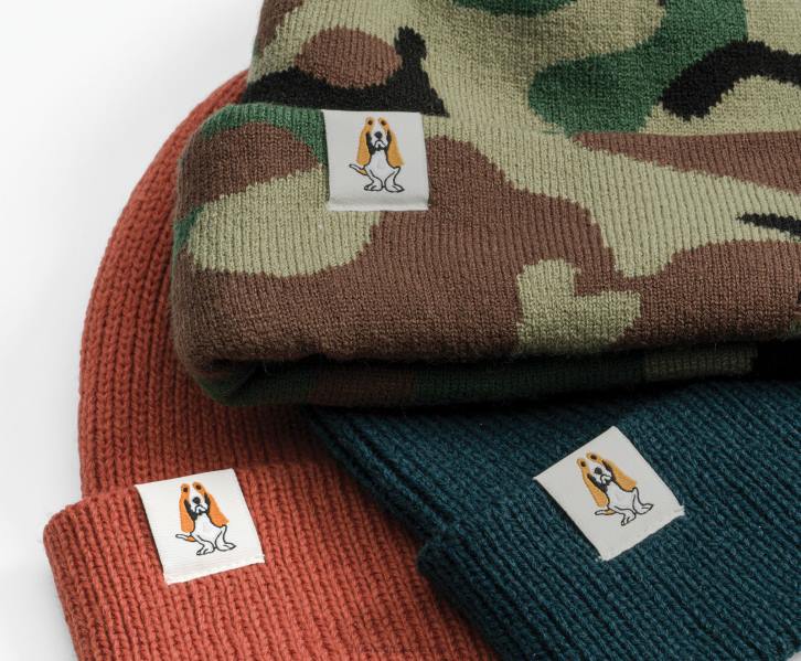 impressão de camuflagem gorro de malha mulheres Hush Puppies gorro ZZ6R254 - Image 4