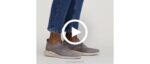 malha preta ousada avanço de malha com cadarço homens Hush Puppies tênis ZZ6R291 - Image 7