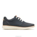 nubuck azul marinho o bom tênis de cadarço homens Hush Puppies tênis ZZ6R339