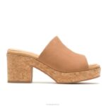 nubuck bege profundo slide de papoula mulheres Hush Puppies salto ZZ6R8 - Image 2