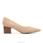 nubuck bronzeado bomba de sofi mulheres Hush Puppies salto ZZ6R104