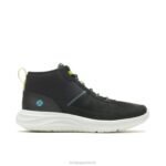 nubuck preto ousado elevar chukka mulheres Hush Puppies tênis ZZ6R128