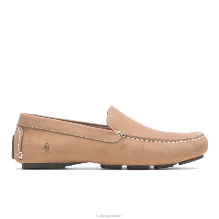 nubuck taupe motorista de mônaco ii homens Hush Puppies mocassim ZZ6R316 - Image 2