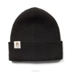 preto gorro de malha mulheres Hush Puppies gorro ZZ6R257 - Image 2