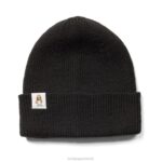 preto gorro de malha mulheres Hush Puppies gorro ZZ6R257