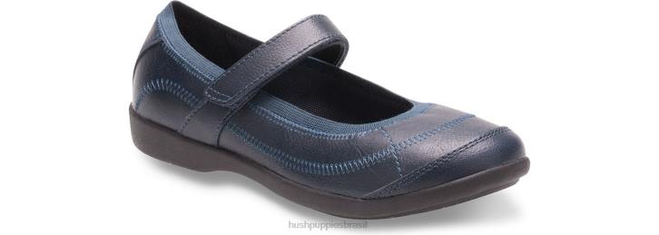 marinha criança pequena reese mary jane garota Hush Puppies sapato ZZ6R367