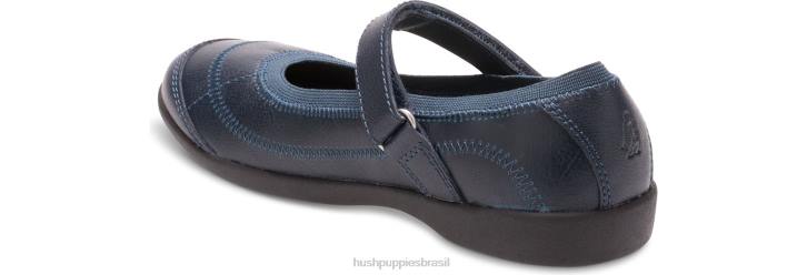 marinha criança pequena reese mary jane garota Hush Puppies sapato ZZ6R367