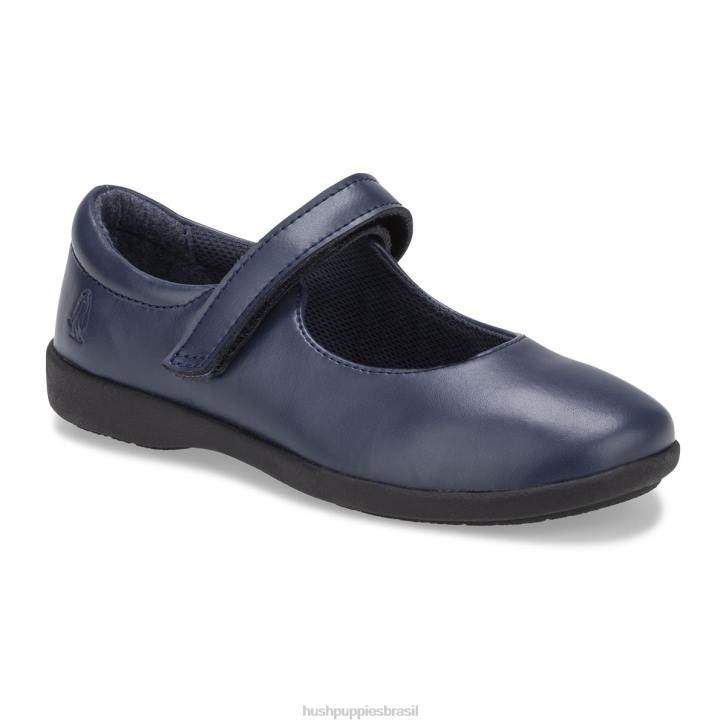 marinha lexi mary jane do garoto grande garota Hush Puppies sapato ZZ6R371