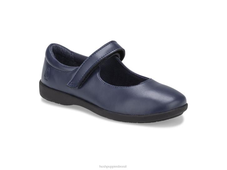 marinha lexi mary jane do garoto grande garota Hush Puppies sapato ZZ6R371