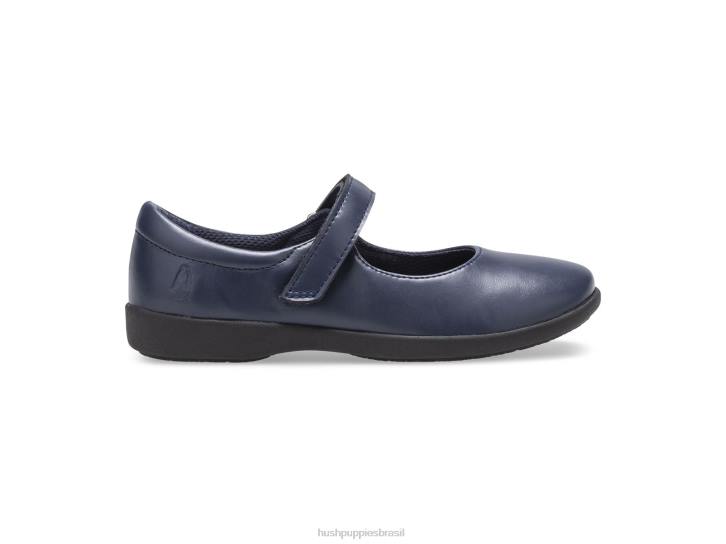 marinha lexi mary jane do garoto grande garota Hush Puppies sapato ZZ6R371