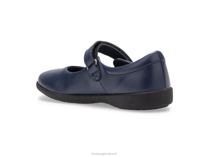 marinha lexi mary jane do garoto grande garota Hush Puppies sapato ZZ6R371