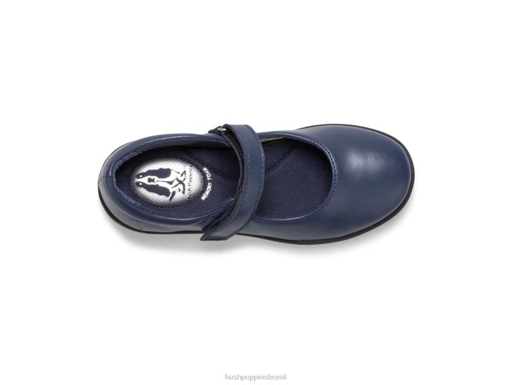 marinha lexi mary jane do garoto grande garota Hush Puppies sapato ZZ6R371