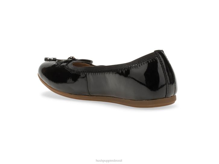 preto criança grande josie mary jane garota Hush Puppies sapato ZZ6R369