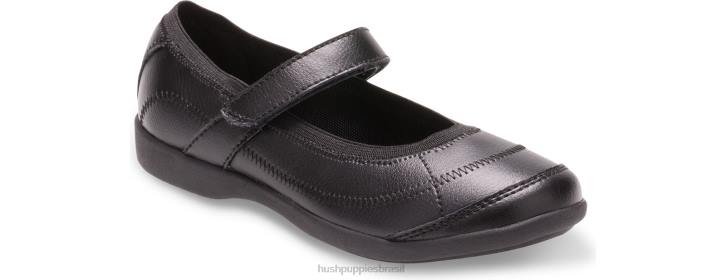 preto criança pequena reese mary jane garota Hush Puppies sapato ZZ6R366
