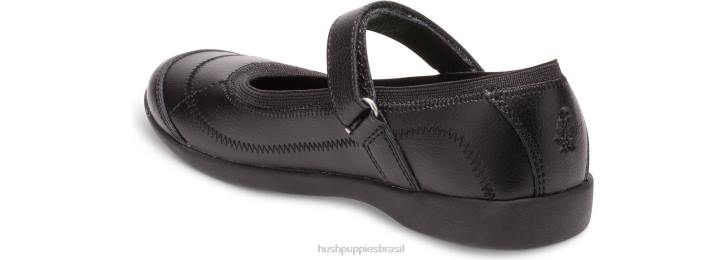 preto criança pequena reese mary jane garota Hush Puppies sapato ZZ6R366
