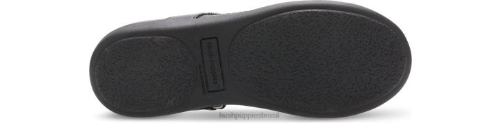 preto criança pequena reese mary jane garota Hush Puppies sapato ZZ6R366