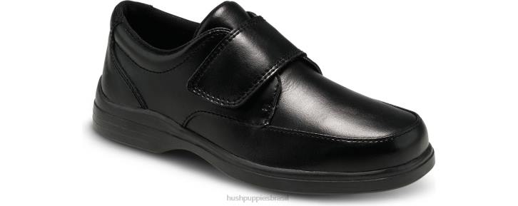 preto mocassim gavin de criança grande garoto Hush Puppies sapato ZZ6R374