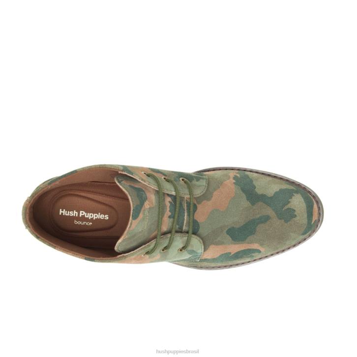 camuflado chukka detroit homens Hush Puppies bota ZZ6R274