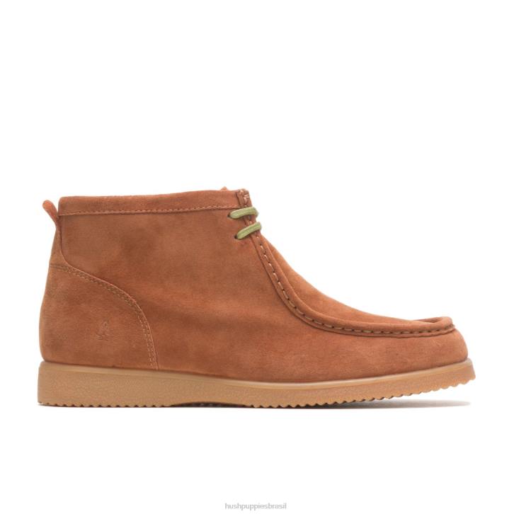 camurça conhaque ponte 3 homens Hush Puppies bota ZZ6R278