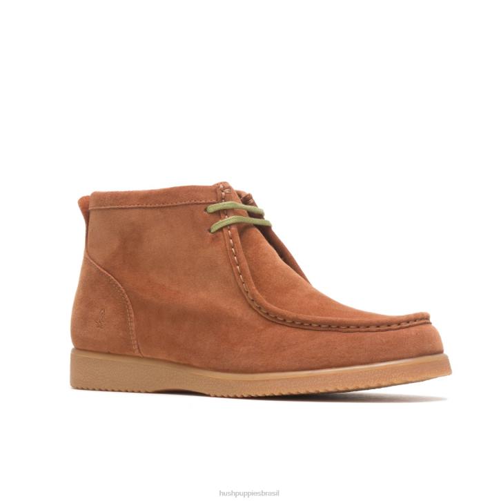 camurça conhaque ponte 3 homens Hush Puppies bota ZZ6R278