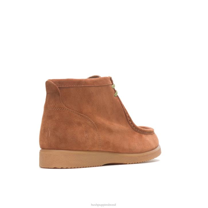 camurça conhaque ponte 3 homens Hush Puppies bota ZZ6R278