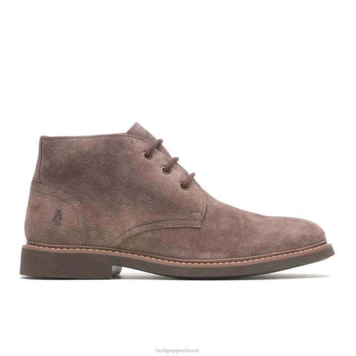 camurça marrom escuro chukka detroit homens Hush Puppies bota ZZ6R271