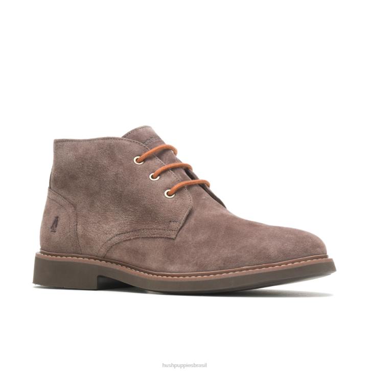camurça marrom escuro chukka detroit homens Hush Puppies bota ZZ6R271