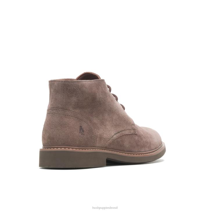 camurça marrom escuro chukka detroit homens Hush Puppies bota ZZ6R271