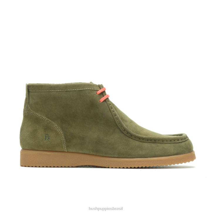 camurça verde-oliva ponte 5 homens Hush Puppies bota ZZ6R280
