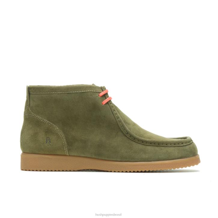 camurça verde-oliva ponte 5 homens Hush Puppies bota ZZ6R280