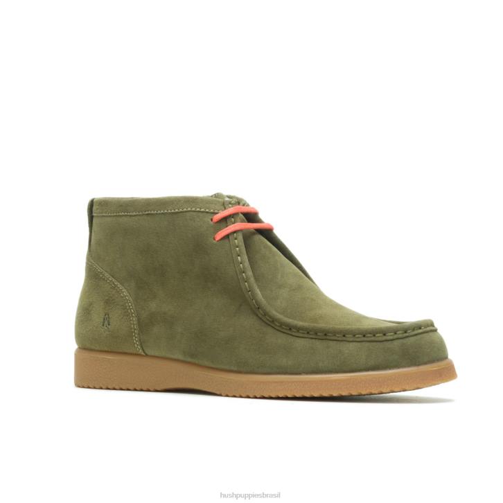 camurça verde-oliva ponte 5 homens Hush Puppies bota ZZ6R280
