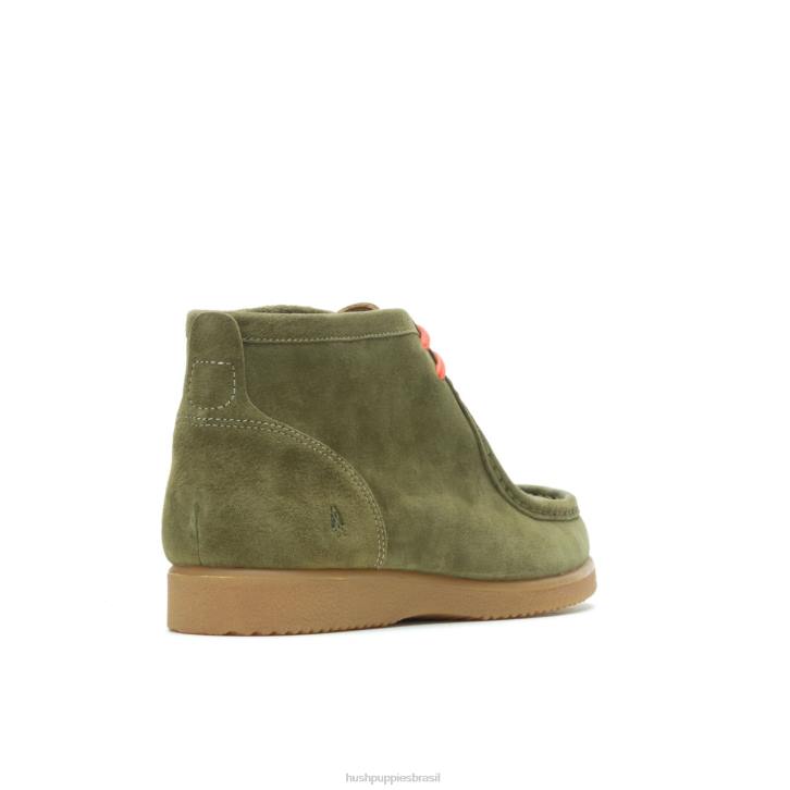 camurça verde-oliva ponte 5 homens Hush Puppies bota ZZ6R280