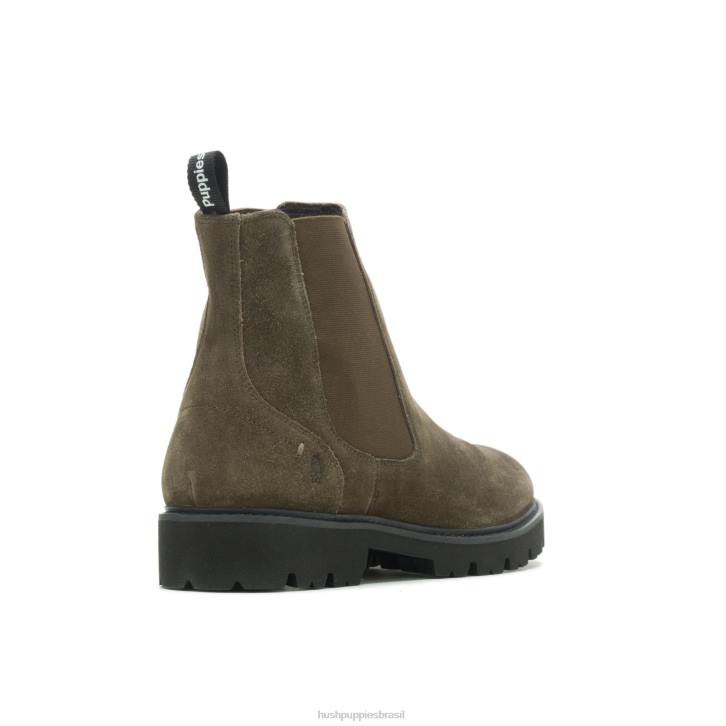 camurça verde-oliva profunda bota jude chelsea homens Hush Puppies bota ZZ6R267